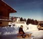 initiation au ski, aux Rousses, avec mon parrain et mes cousins
